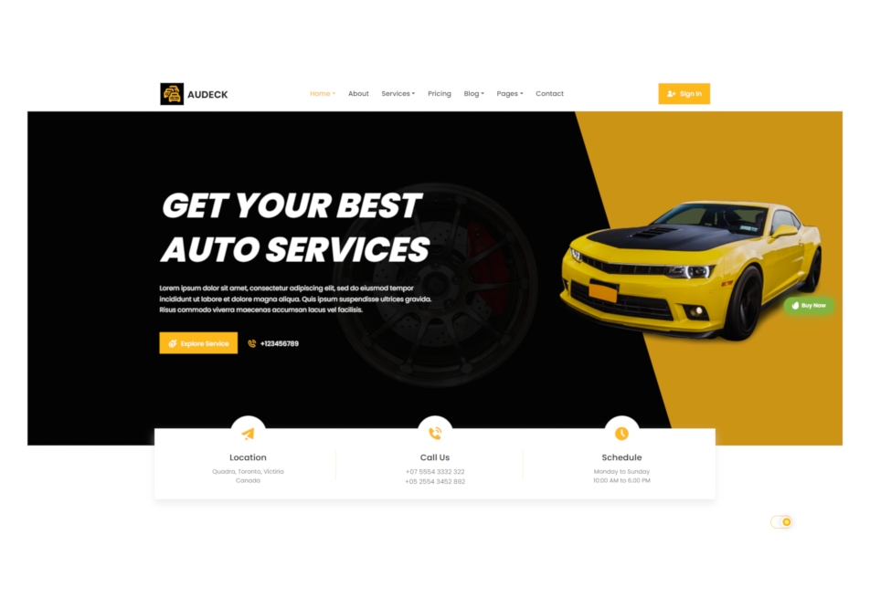 Website Auto Audeck