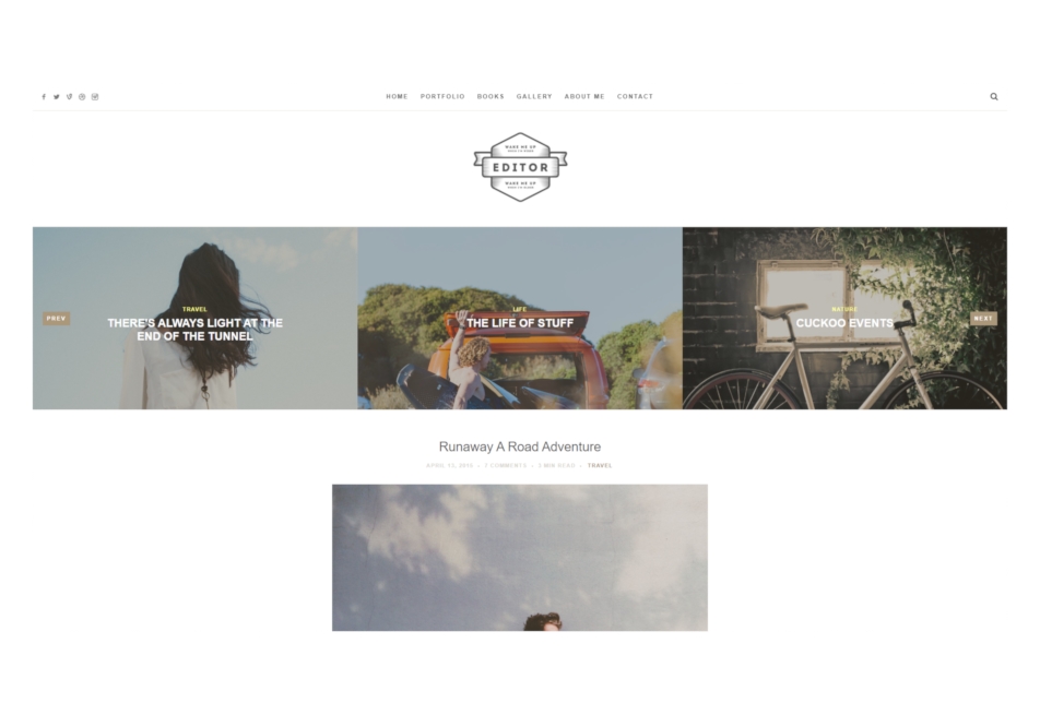 Editor website thumbnail