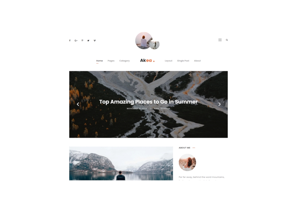 Akea website thumbnail
