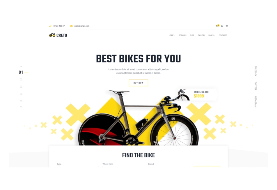 Creto website thumbnail