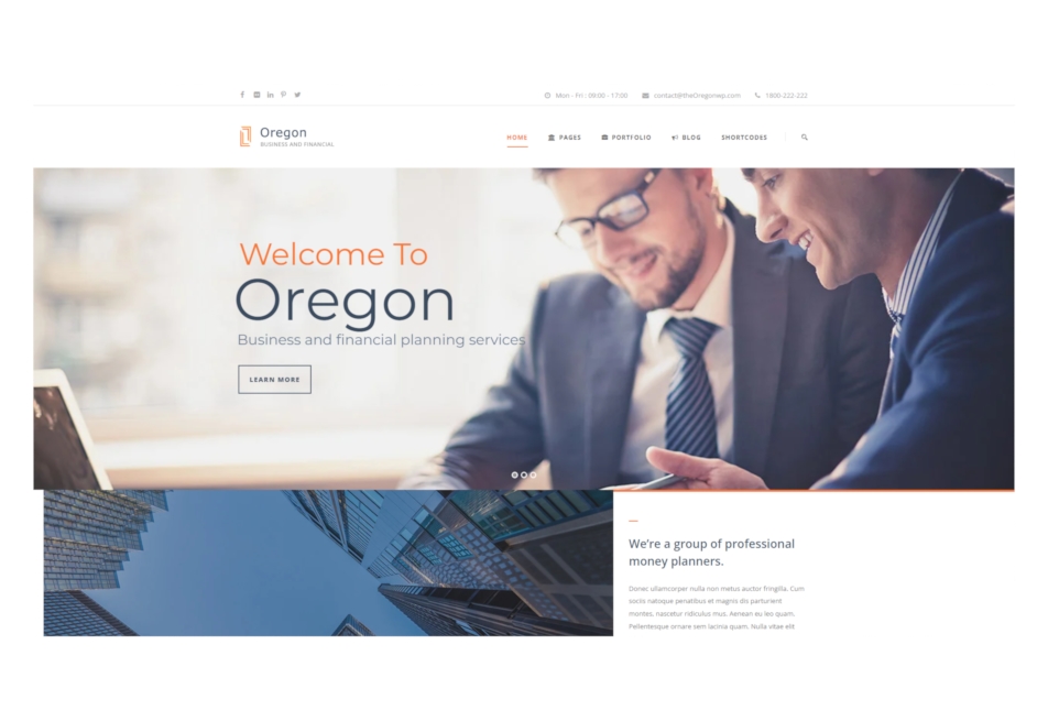Oregon website thumbnail