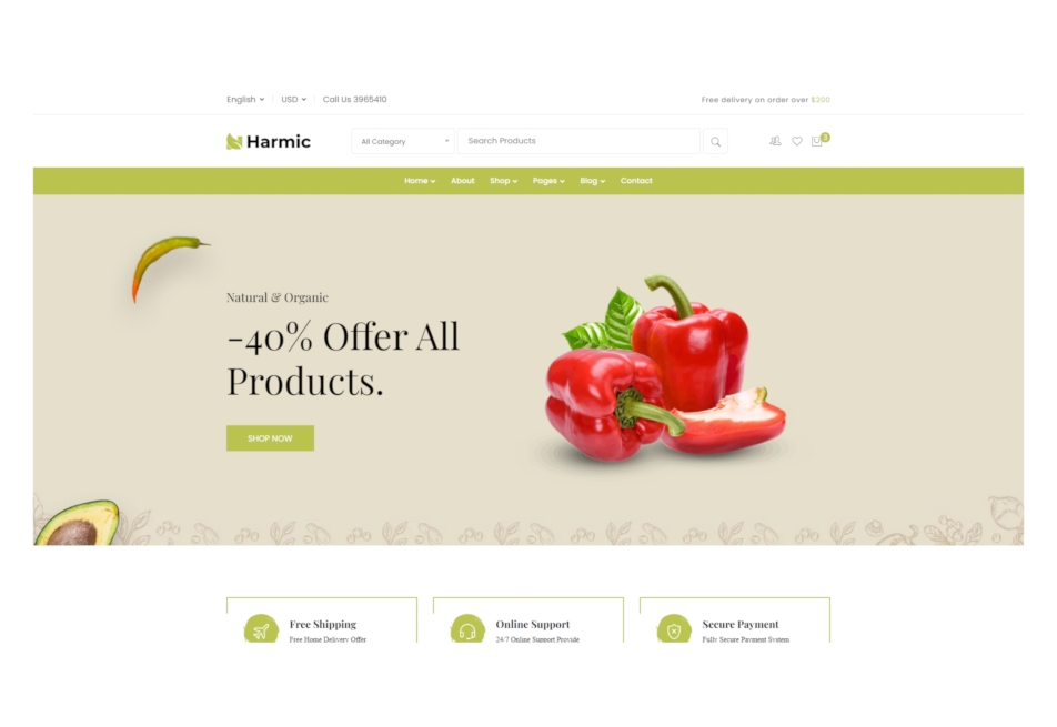 Harmic website thumbnail